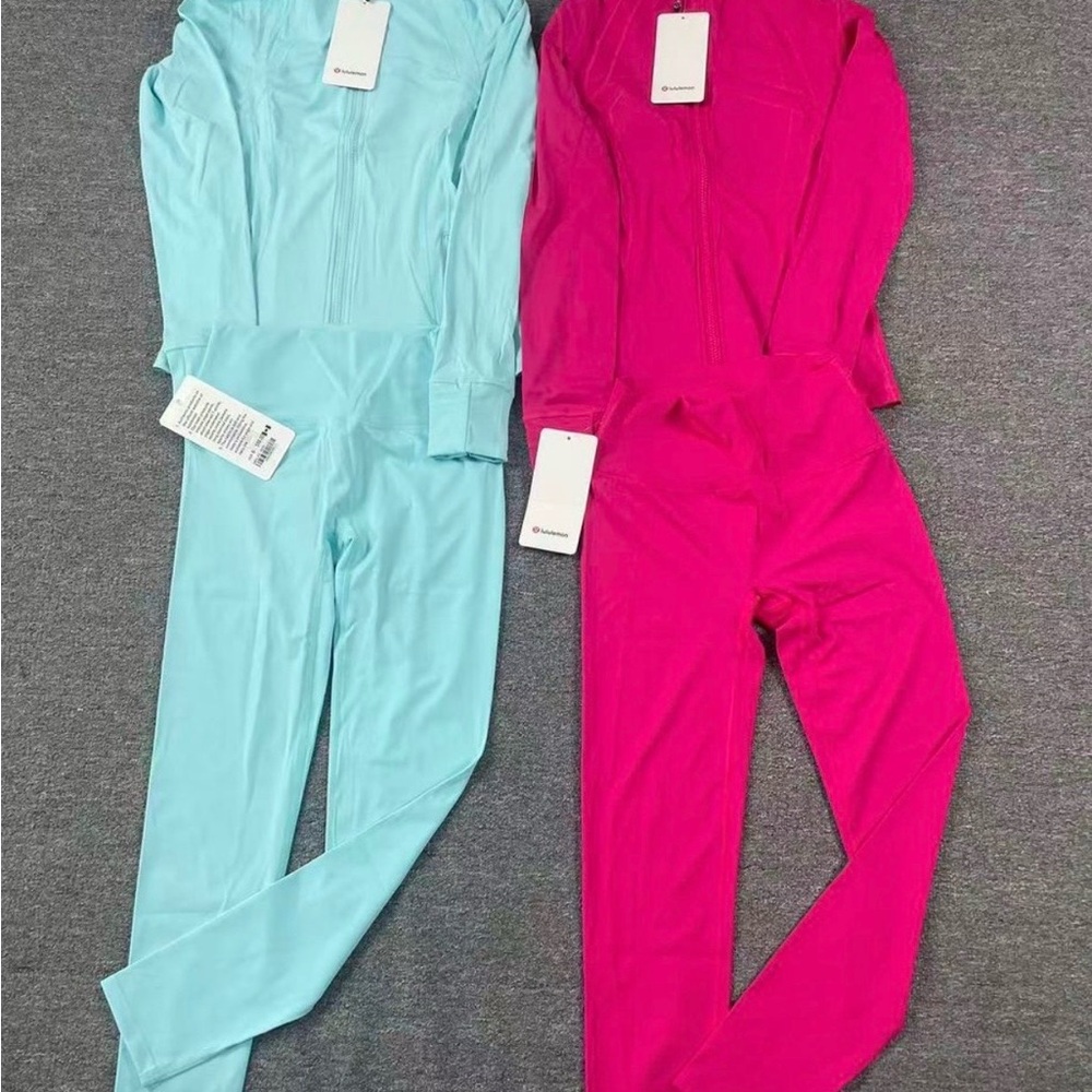 Two-Piece Lululemon Set in Blue and Pink $130 each set willing to negotiate